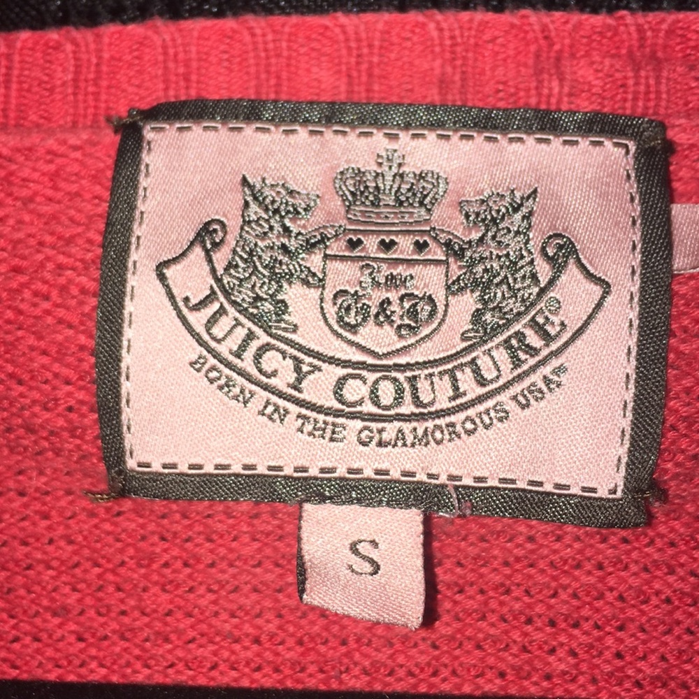 Juicy Couture Capped Sleeve Cardigan w/ Gold butto